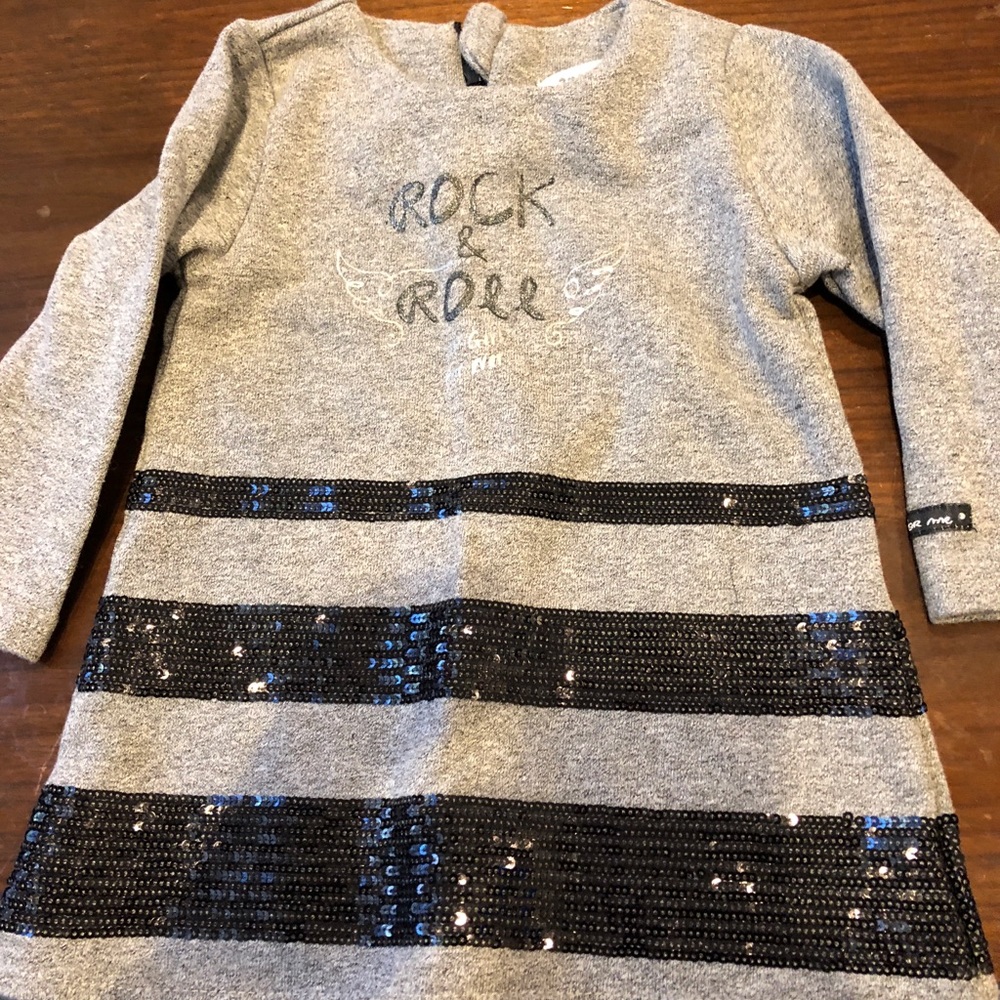 3 Pommes Sequined dress 6month